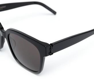 Saint Laurent Eyewear Square-Frame Tinted Sunglasses