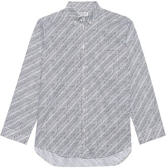 Balenciaga Logo-Print Cotton Shirt