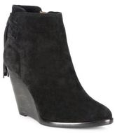 Thumbnail for your product : Frye Cece Tassel Lace Suede Wedge Booties