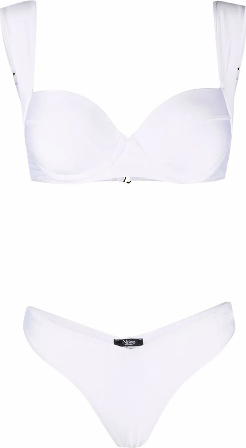 Noire Swimwear Underwired Lurex Bikini Set ShopStyle Two Piece Swimsuits