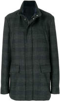 Thumbnail for your product : Corneliani checked single-breasted coat
