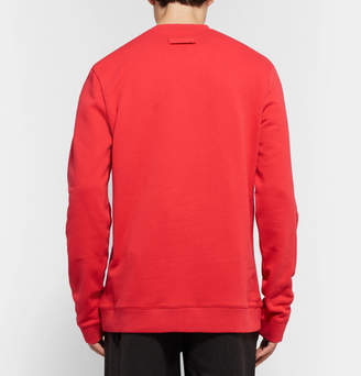 Raf Simons Printed Fleece-Back Cotton-Jersey Sweatshirt
