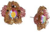 Thumbnail for your product : Betsey Johnson Gold-Tone Glittery Stone Stud Earrings