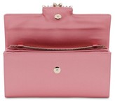 Thumbnail for your product : Roger Vivier Broche Satin Clutch W/ Crystal Buckle