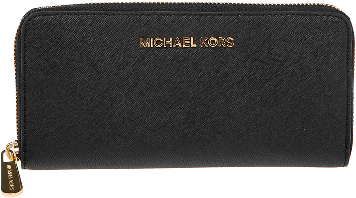mk saffiano wallet