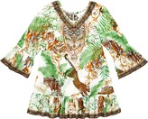 Thumbnail for your product : Camilla Kids Printed embellished cotton dress