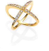 Thumbnail for your product : Elizabeth and James Windrose Pavé White Topaz Ring