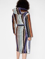 Thumbnail for your product : Missoni Home Giacomo belted hooded bathrobe