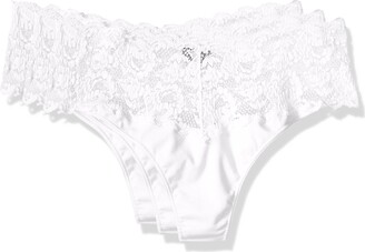 Cosabella Women's Plus Size Say Never Extended Lovelie Thong 3 Pack
