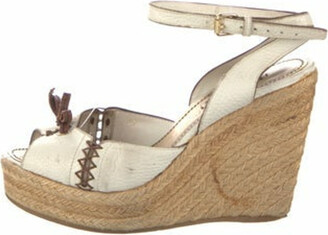 Louis Vuitton Womens Platform & Wedge Sandals 2023-24FW, Beige, 36 (Stock Check Required)