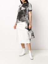 Thumbnail for your product : Sacai World Map Print Layered Style Top