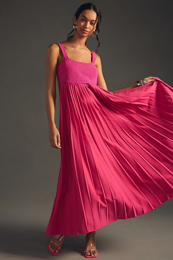 Mare Mare Pleated Maxi Dress - ShopStyle