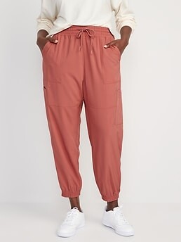 Old Navy Extra High-Waisted StretchTech Performance Cargo Jogger Pants for Women