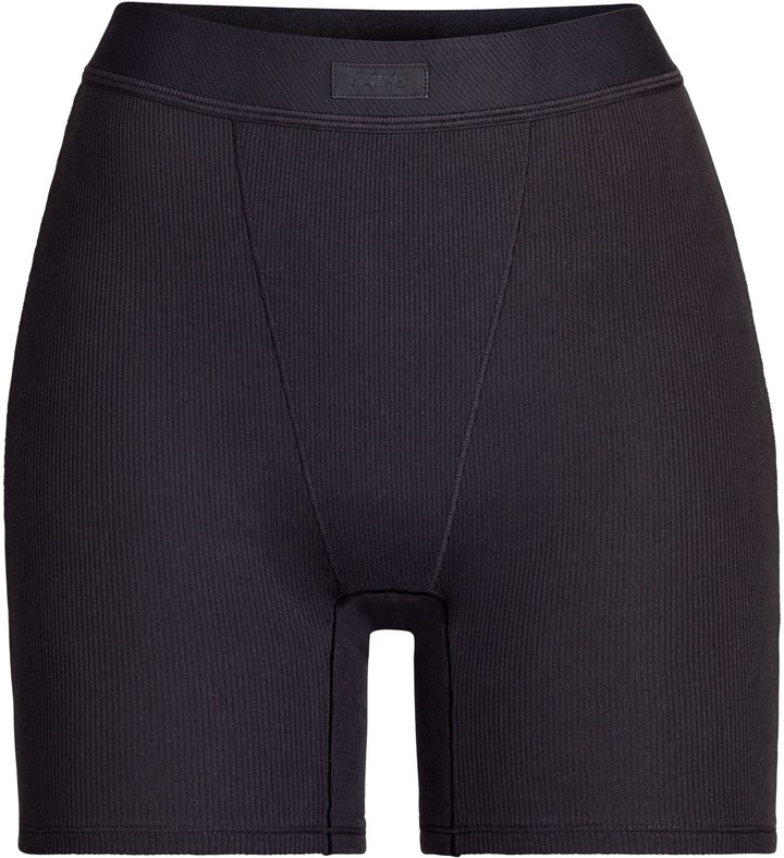 SKIMS Cotton Rib Boxer ShopStyle Plus Size Clothing