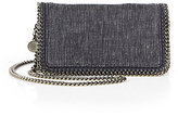Thumbnail for your product : Stella McCartney Denim Fold-Over Convertible Clutch