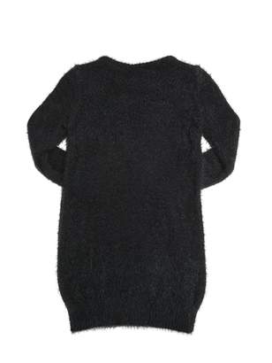 MSGM Bear Brushed Knit Sweater Dress