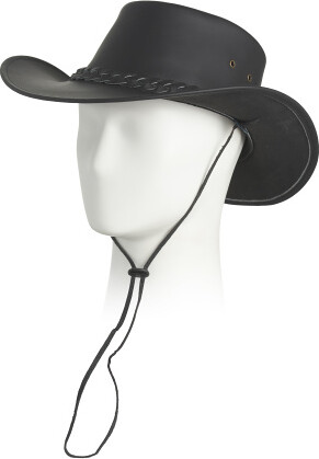 TJMAXX Leather Full Waterproof Western Hat For Men