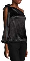 Thumbnail for your product : Rebecca Minkoff One-Shoulder Tie Blouse