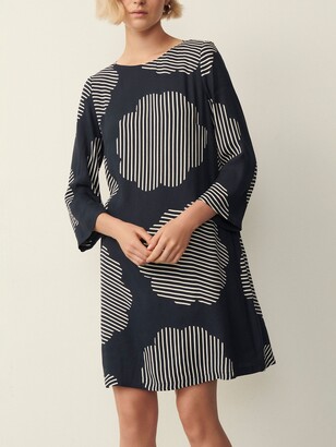 Finery Rangel Abstract Flower Tunic Dress - ShopStyle