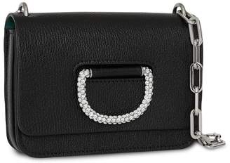 Burberry The Mini Leather Crystal D-ring Bag