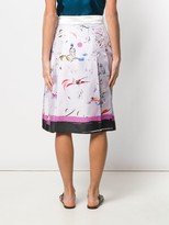 Thumbnail for your product : Tory Burch Painted-Border skirt