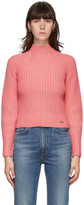 Thumbnail for your product : VVB Pink Bell Sleeve Sweater