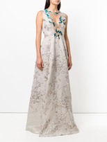 Thumbnail for your product : Talbot Runhof Jacquard Gown