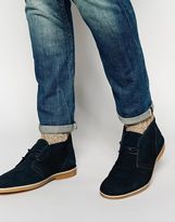 Thumbnail for your product : Selected Leon Suede Desert Boots