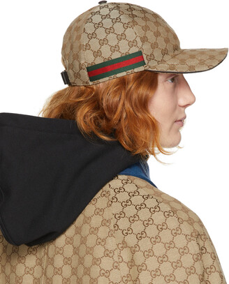 Gucci GG Canvas Baseball Cap - Brown Hats, Accessories - GUC1341440