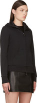 Thumbnail for your product : Moncler Black Hooded Zip-Up Sweatshirt