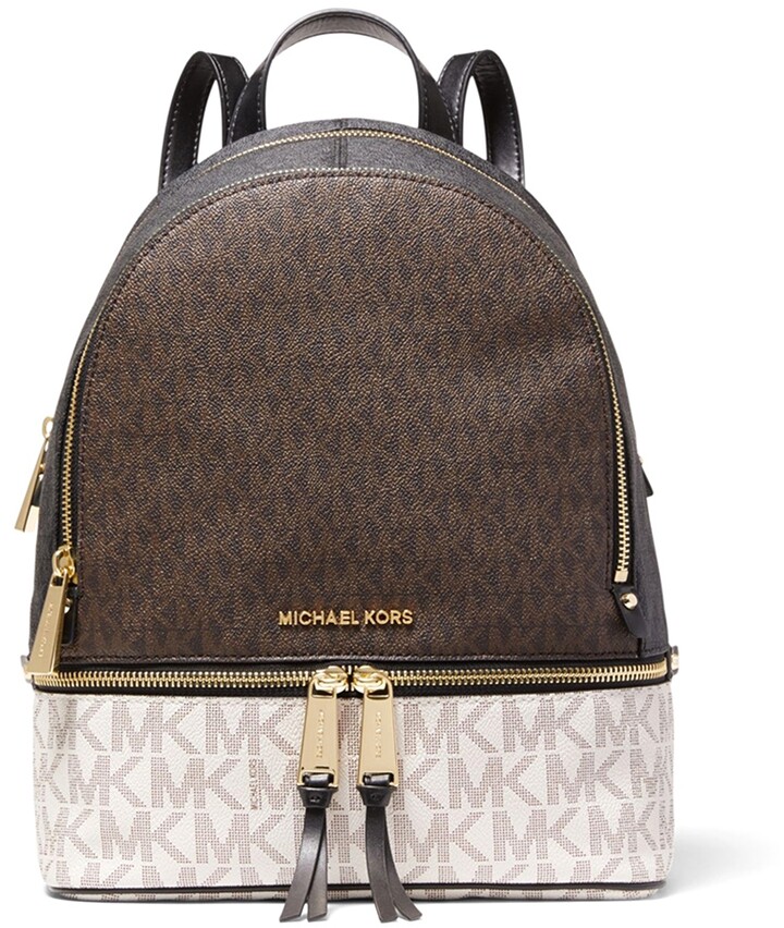 rhea medium logo tape backpack