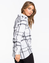 Thumbnail for your product : Full Tilt Large Scale Womens Boyfriend Flannel Shirt