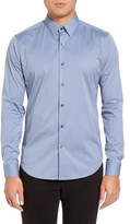 Thumbnail for your product : Theory Men's Sylvain Trim Fit Stretch Dot Sport Shirt