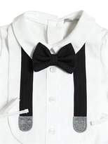 Thumbnail for your product : Dolce & Gabbana Cotton Jersey Bodysuit & Poplin Bib