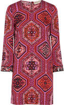 Thumbnail for your product : Emilio Pucci Printed stretch-silk mini dress
