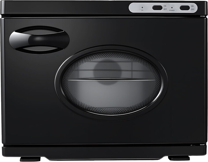 KFFKFF 5-Gallon Towel Warmer Cabinet with Transparent Window, Stainless Steel Racks, and Clip, Holds up to 36 Towels, Uniform Heating for Spa, Barber, Salon, Massage, and Manicure Use