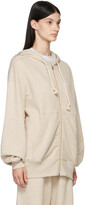 Thumbnail for your product : Acne Studios Beige Zip-Up Hoodie
