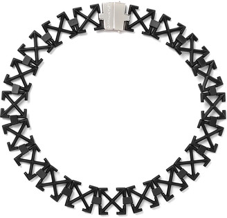 Off-White Arrows Blackened Necklace