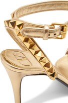 Thumbnail for your product : Valentino Garavani Metallic Studded High-Heel Sandals
