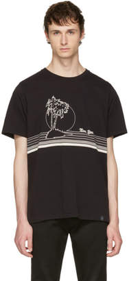 Rag & Bone Black New York Palm T-Shirt