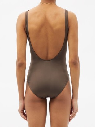 ASCENO Comporta Scooped-back Swimsuit - Brown