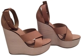 Thumbnail for your product : Chloé Beige Leather Sandals