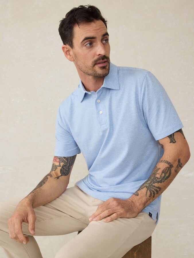 Faherty Short-Sleeve Movement™ Polo Shirt