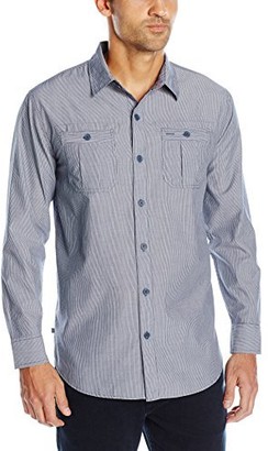 Geoffrey Beene Men's Pinstripe Woven Shirt