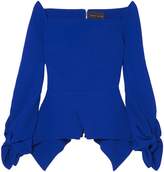 Thumbnail for your product : Roland Mouret Wicklow Crepe Peplum Top