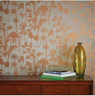 Tempaper Distressed Floral Peel and Stick Wallpaper