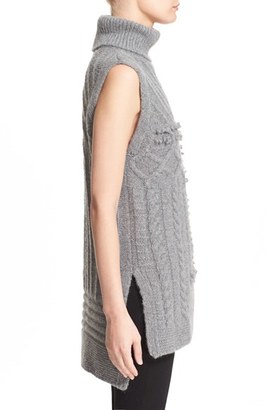 Derek Lam 10 Crosby Women's Cable Knit Turtleneck Sweater Vest