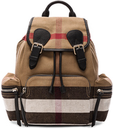 Thumbnail for your product : Burberry Medium Canvas Check Rucksack