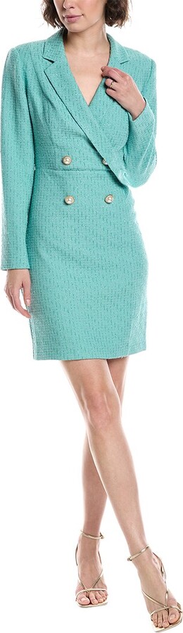 Tweed Tuxedo Mini Dress