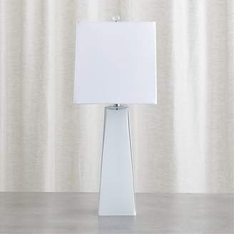 Crate & Barrel Margerie Cased Glass Table Lamp